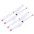 2 Pairs 9450 CW CCW Propellers Blades Accessory for DJI Phantom2/3 Quadcopter (White   Red)