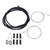 Universial Bicycle Brake Cable Housing Kit Bike Brake Inner Wire Tube Replacement Set with CapsFor Road Bike