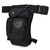 Leg Bag Versatile Waterproof Comfortable Stylish Look Nylon Waist Bag for Outdoor Travel Black