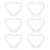 6Pair Ear Strap Pad Mouth Muffle Ear Protector Silicone Earloop Ear Savers for Daily UseWhite