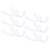 6Pair Ear Strap Pad Mouth Muffle Ear Protector Silicone Earloop Ear Savers for Daily UseWhite