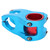 Aluminum Alloy Bicycle Bar Stem Mountain Bike Cycling Short Handlebar Stem 31.8/35x50mmBlue