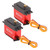 30kg Servo with 25T Metal Servo Arm Red Quick Response Time Stable Performance for RC Car