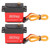 30kg Servo with 25T Metal Servo Arm Red Quick Response Time Stable Performance for RC Car