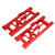 RC Rear Lower Suspension Arm Aluminum Alloy Lightweight RC Car Swing Arm for ARRMA 1/5 Outcast Kraton 8s Red