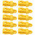 10Pcs Tarp Clips Large Tent Clamps Tarp Clamps Heavy Duty Lock Grip Outdoor Camping Canopy Clips Yellow