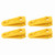 10Pcs Tarp Clips Large Tent Clamps Tarp Clamps Heavy Duty Lock Grip Outdoor Camping Canopy Clips Yellow