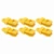 10Pcs Tarp Clips Large Tent Clamps Tarp Clamps Heavy Duty Lock Grip Outdoor Camping Canopy Clips Yellow