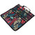 Portable Oxford Garden Kneeler Stool Tool Bag Outdoor Work Cart Hanging Bags OrganizersRed Leaves