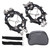 19 Teeth Snow Ice Cleats Snow Grips Walk Traction Spikes for Shoes Hiking Walking MountaineeringL