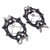 19 Teeth Snow Ice Cleats Snow Grips Walk Traction Spikes for Shoes Hiking Walking MountaineeringL