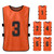 6PCS Kid's Football Pinnies Quick Drying Soccer Jerseys Youth Sports Scrimmage Basketball Team Training Numbered Bibs Practice Sports Vest