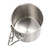 Stainless Steel Camping Cup with Lid Scale Rust Prevention Foldable Camping Cup for Outdoor Hiking 350ml
