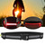 LED Elastic Belt Night Luminous Sports Running Cycling Reflective Safety Clothes Black