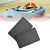 2pcs Inflatable Boat Repair Patch PVC Square Rubber Boat Repair Patch Kit for Kayaks Canoes Black