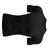 Men's Cool Dry Short Sleeve Compression Shirts Sports T Shirts Tops Athletic Workout Shirt Black L