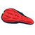 Bike Cushion Cover Black Red Soft Sponge Ergonomic Breathable Padded Bike Seat Cover for Cycling