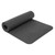 Exercise Mat Black 72x24x0.4in Thick NBR High Safety Anti Slip Texture Easy Furl Pilates Mat for Indoor Outdoor Gym