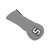 Durable Golf Knitting Club Headcovers Waterproof Outdoor PU Golf Head Protector CoverGray Black