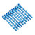 10pcs Dart Shafts Aluminum Alloy Replacement Thread Dart Stems with Locking Hole for Indoor Activity Blue