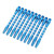 10pcs Dart Shafts Aluminum Alloy Replacement Thread Dart Stems with Locking Hole for Indoor Activity Blue