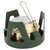 Portable Outdoor Picnic Stove Mini Spirit Burner for Outdoor Camping Hiking BackpackingBlack Green