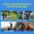 Nylon Hydration Backpack Water Backpack with 2L Hydration Bladder for Cycle Running Biking