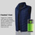 Heated Vest for Men Women 9-Zone Winter Electric Heating Vest Washable Heating Jacket with 3 Heating Levels