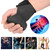 Rubber Anti Skid Gym Gloves Grips Pull Up Training Barbell Dumbbell Weightlifting Grip Pads(M )
