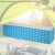 Outdoor Foldable Moisture Proof Foam Pads Mat for Camping Picnic Sleeping Mattress Cushion(blue )
