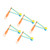 5pcs Hand Cranked Ball Toy Innovative Fun Classic Nostalgic Plastic Noisemaker Knocker Balls for Birthday Party Favors Presents