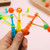 5pcs Hand Cranked Ball Toy Innovative Fun Classic Nostalgic Plastic Noisemaker Knocker Balls for Birthday Party Favors Presents