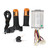 36V 1000W Motor Controller Aluminum Alloy Rubber Electric Bike Controller Throttle Grip Kit with 2 Keys for Electric Tricycle Motorcycle Modification