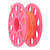 Diving Spool Plastic Prevent Winding Lightweight Diving Finger Reel with Copper Snap Clip for Cave Dive Fishing 59.0ftPink