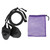 Swimming Arm Strength Trainer Latex Black Elastic Resistance Bands Swimming Accessories with Hand Paddle
