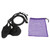 Swimming Arm Strength Trainer Latex Black Elastic Resistance Bands Swimming Accessories with Hand Paddle