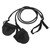 Swimming Arm Strength Trainer Latex Black Elastic Resistance Bands Swimming Accessories with Hand Paddle