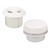 RV Mini Vent Fan White Round Noiseless Compression Resistant Vent Ventilator for Cars