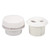 RV Mini Vent Fan White Round Noiseless Compression Resistant Vent Ventilator for Cars