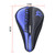 Bike Seat Cushion Breathable Fiber Fabric Soft High Resilience Silicone Filling Thickened Bike Saddle Cushion Cover Purple Blue