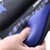 Bike Seat Cushion Breathable Fiber Fabric Soft High Resilience Silicone Filling Thickened Bike Saddle Cushion Cover Purple Blue