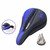 Bike Seat Cushion Breathable Fiber Fabric Soft High Resilience Silicone Filling Thickened Bike Saddle Cushion Cover Purple Blue