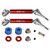 1 Pair RC Front Drive Shaft Steel Aluminum Alloy Rustproof 1/10 Front Transmission Shaft for TRAXXAS Red