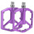 1 Pair ZTTO Mountain Bike Pedals Aluminium Alloy NonSlip Bicycle Platform Flat Pedals(Purple )