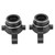 RC Steering Cup Bearing Kit Aluminum Alloy Steering Cup Replacement for TRAXXAS SLEDG 1/8 4WD Remote Control Car Black
