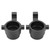 RC Steering Cup Bearing Kit Aluminum Alloy Steering Cup Replacement for TRAXXAS SLEDG 1/8 4WD Remote Control Car Black