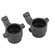 RC Steering Cup Bearing Kit Aluminum Alloy Steering Cup Replacement for TRAXXAS SLEDG 1/8 4WD Remote Control Car Black