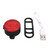 Bicycle Rear Light USB Rechargeable Waterproof Bike Taillight Safety Warning Light 350mAh Red for Night Riding