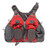 Mesh Fly Fishing Vest Red Free Size Multiple Pockets Lightweight Breathable Vest for Outdoor Activity