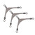 10pcs Stainless Steel Barrel Rotate Swivels Rings Fishing Tackle Accessory (2#)